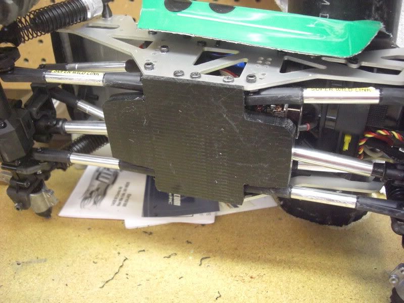 gmade r1 delrin skid plate